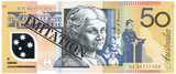 Pretend Play: 50 Dollar Australian Souvenir Note Pad Fake AUD Money - 1 Pack of 50 Sheets