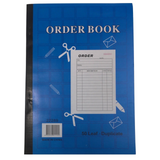 Activity Books: ORDER BOOK 50 Page Duplicate Restaurant Docket Carbonless Take Away