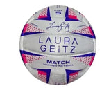 Netball & Netball Accessories: Laura Geitz Match Gripper Netball Hand Sewn Waterproof Official Size 4