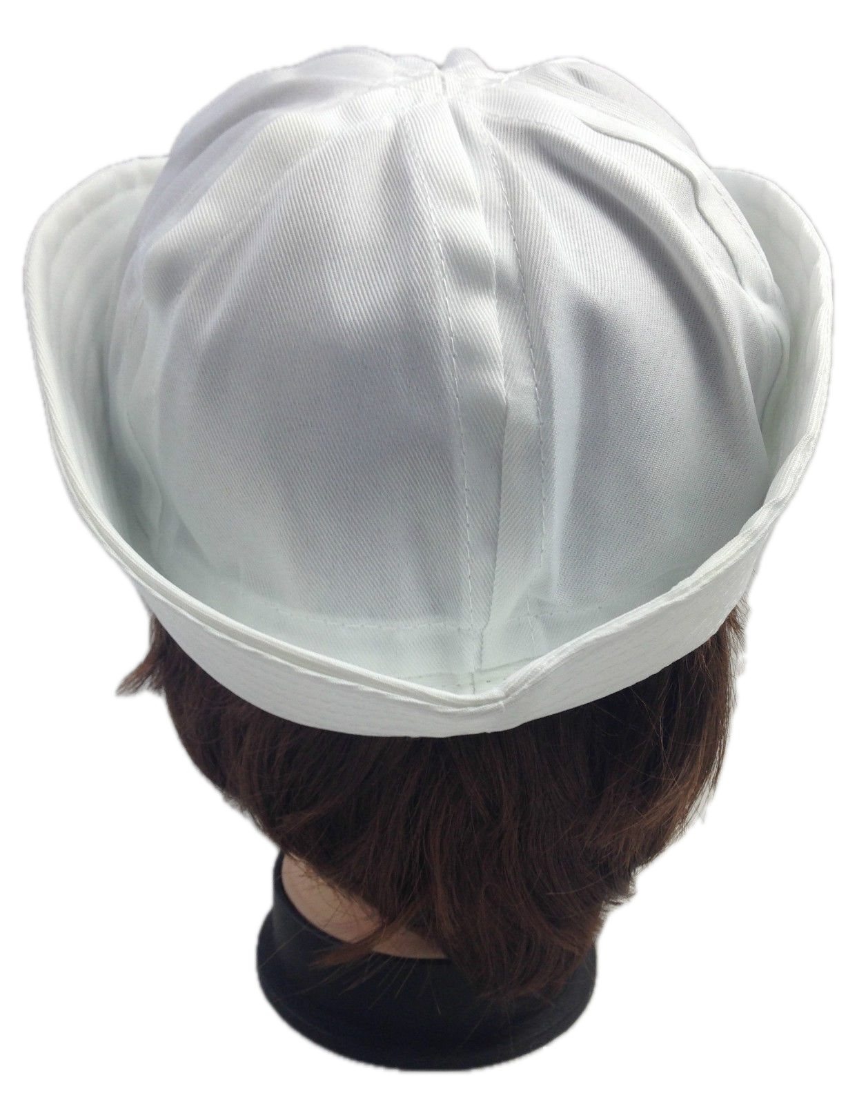 Costumes & Accessories: Adult White Sailor Hat Marine Unisex Gob Captain Navy Hen's Night Doughboy Cap