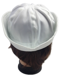 Adult White Sailor Hat Marine Unisex Gob Captain Navy Hen's Night Doughboy Cap