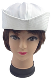 Adult White Sailor Hat Marine Unisex Gob Captain Navy Hen's Night Doughboy Cap