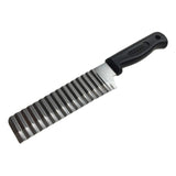Kitchen Utensils: JELLY KNIFE Stainless Steel Blade Cooked Potato Vegetable Crinkle Wavy Cutter Slicer