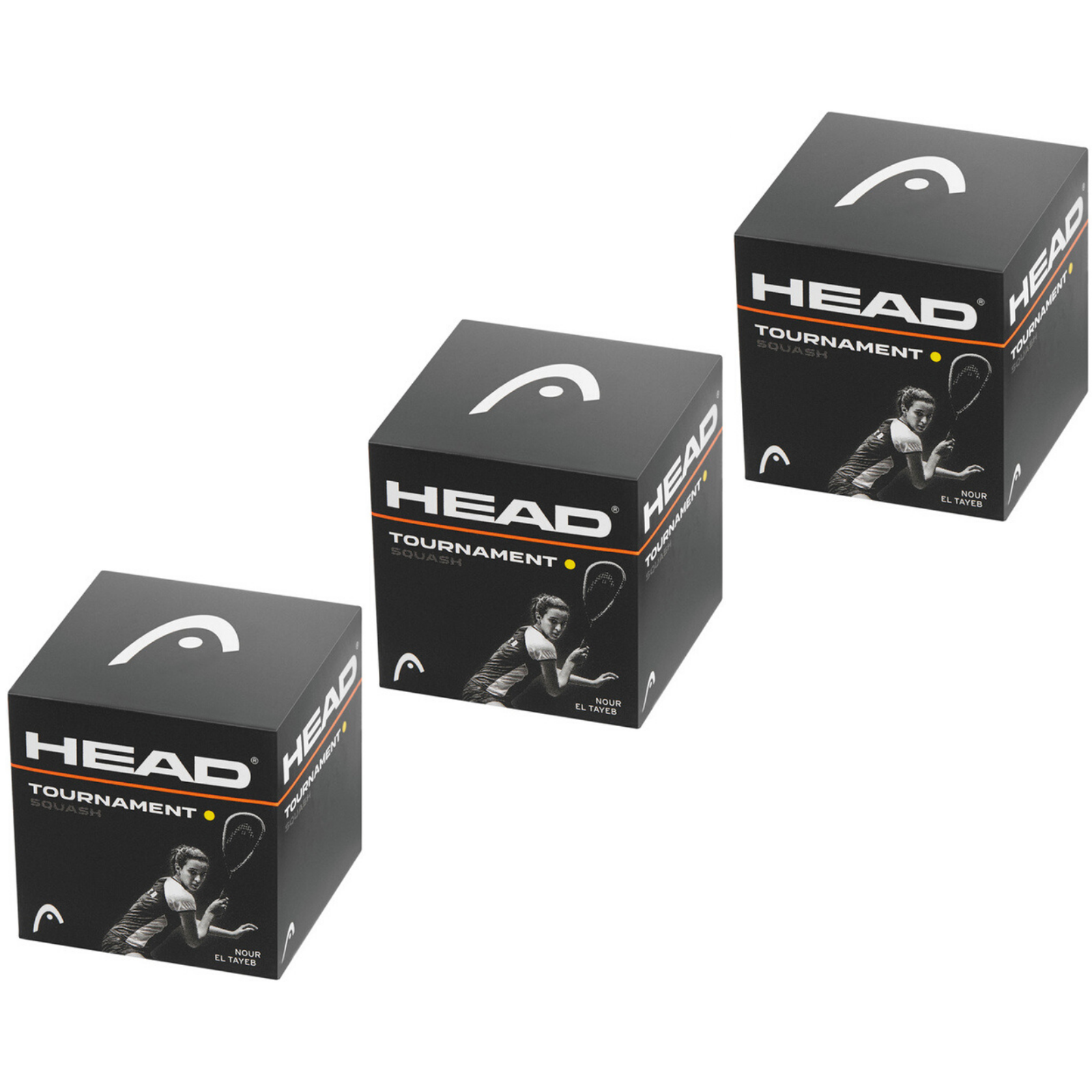 Tennis: HEAD Tournament Squash Ball Advanced Training Competition - 3 Balls
