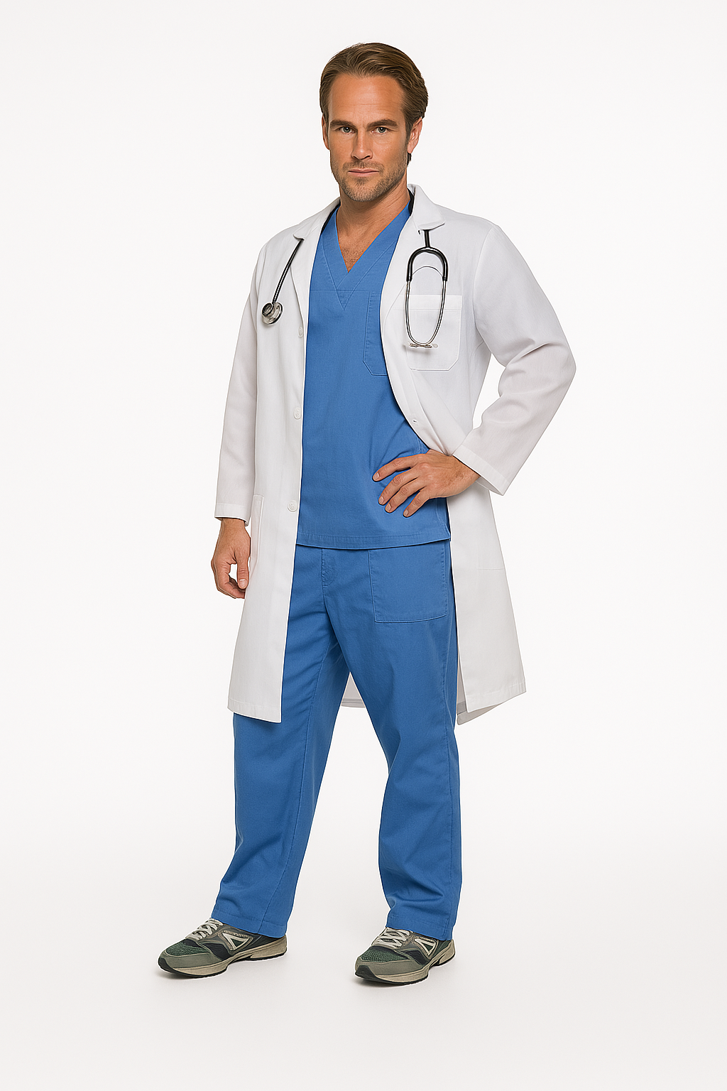 Costumes & Accessories: Plus Size Mens Doctor Costume King Big & Tall Party Hospital Fancy Dress