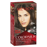 Hair Colouring: Revlon ColorSilk 20 Brown Black Permanent 3D Hair Colour w/ Keratin - Brown/Black