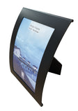 Picture Frames: Curve Picture Photo Frame Curved Aluminium Portrait 10cm x 15cm (4"x6")  - Black