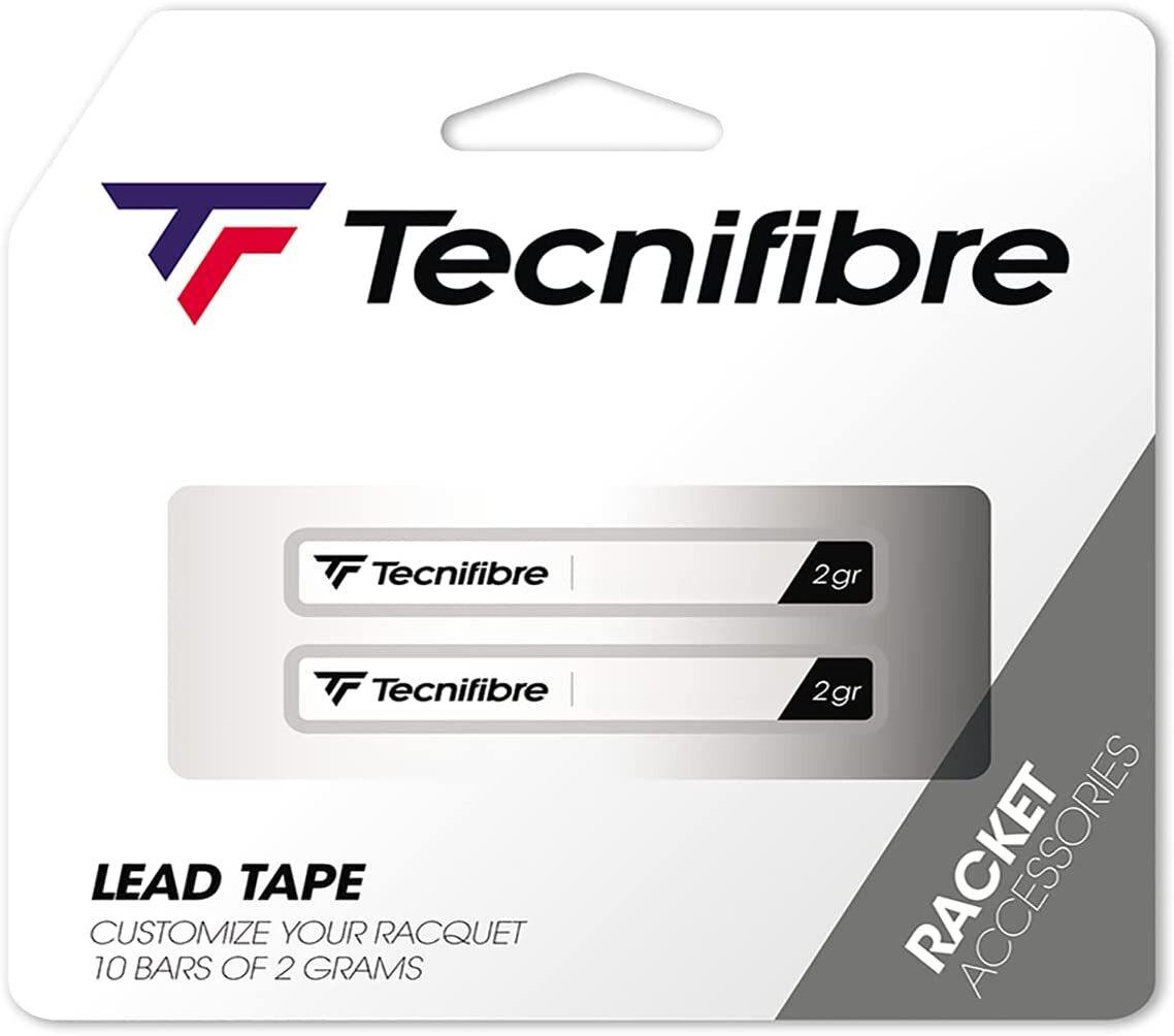 Tennis: Tecnifibre ATP Lead Tape for Tennis Racquets (10 Bars of 2g)