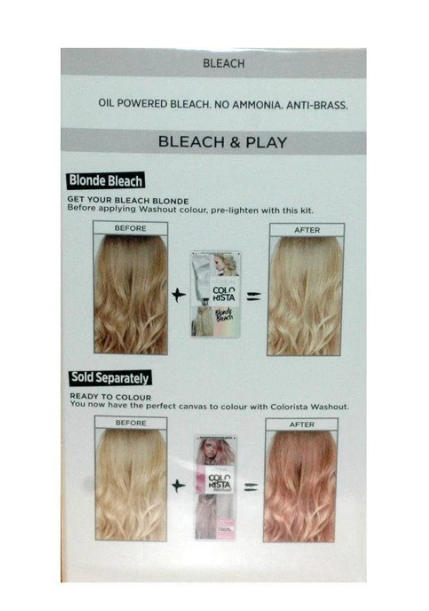 3x L'Oreal Colorista Blonde Bleach Permanent Hair Colour