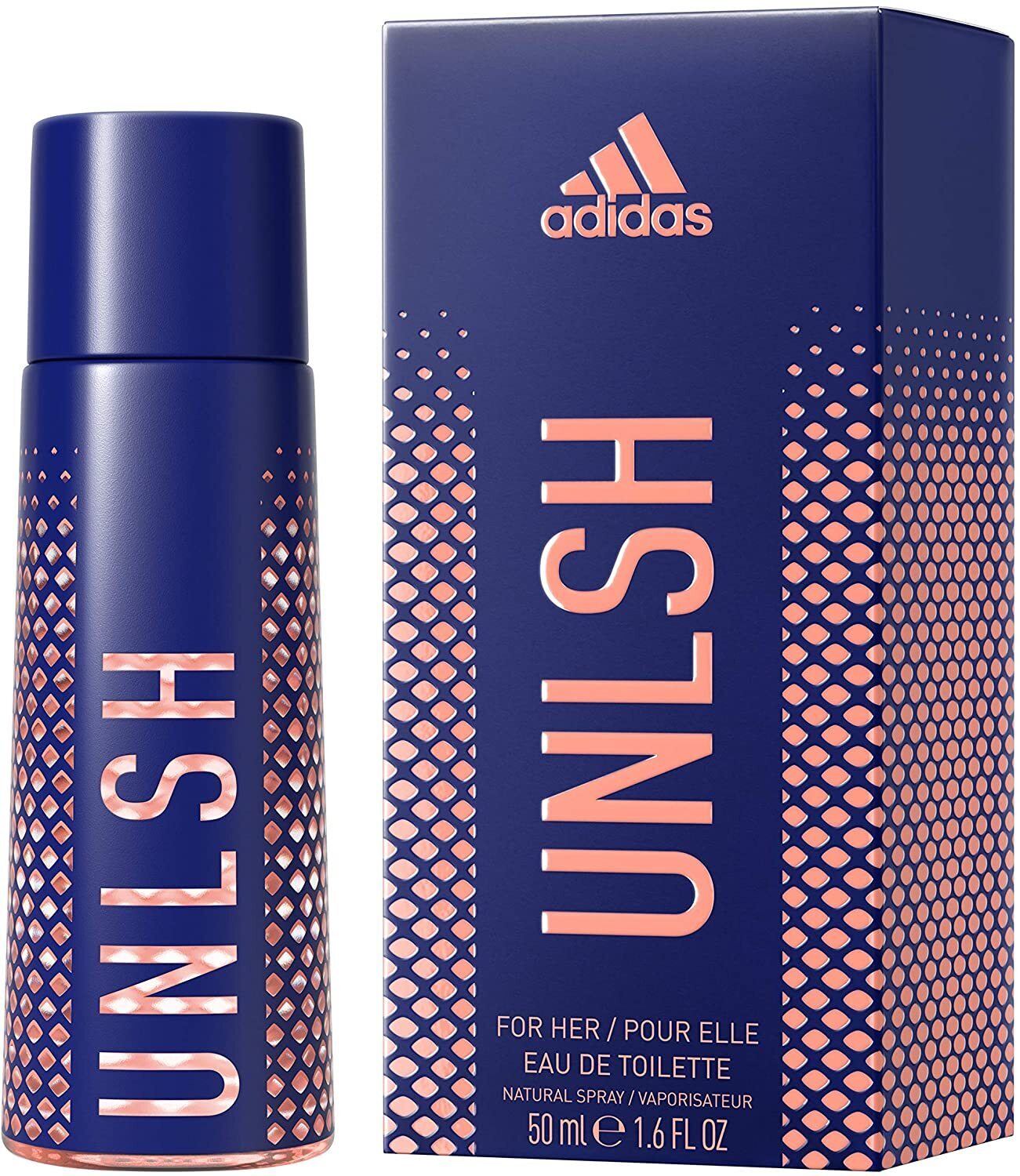 Adidas 50ml For Her Natural Spray UNLSH Charge Culture Of Sports Womens Perfume