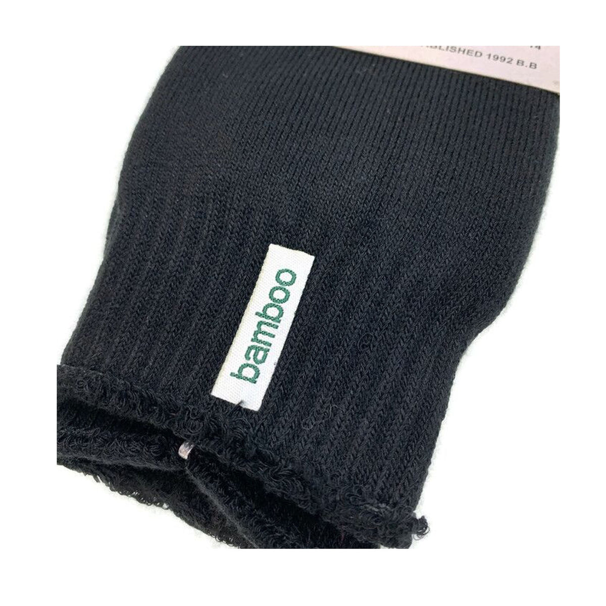 3 Pairs PREMIUM BAMBOO SOCKS Mens Heavy Duty Thick Work Socks BULK Cushion - Black - 7-11
