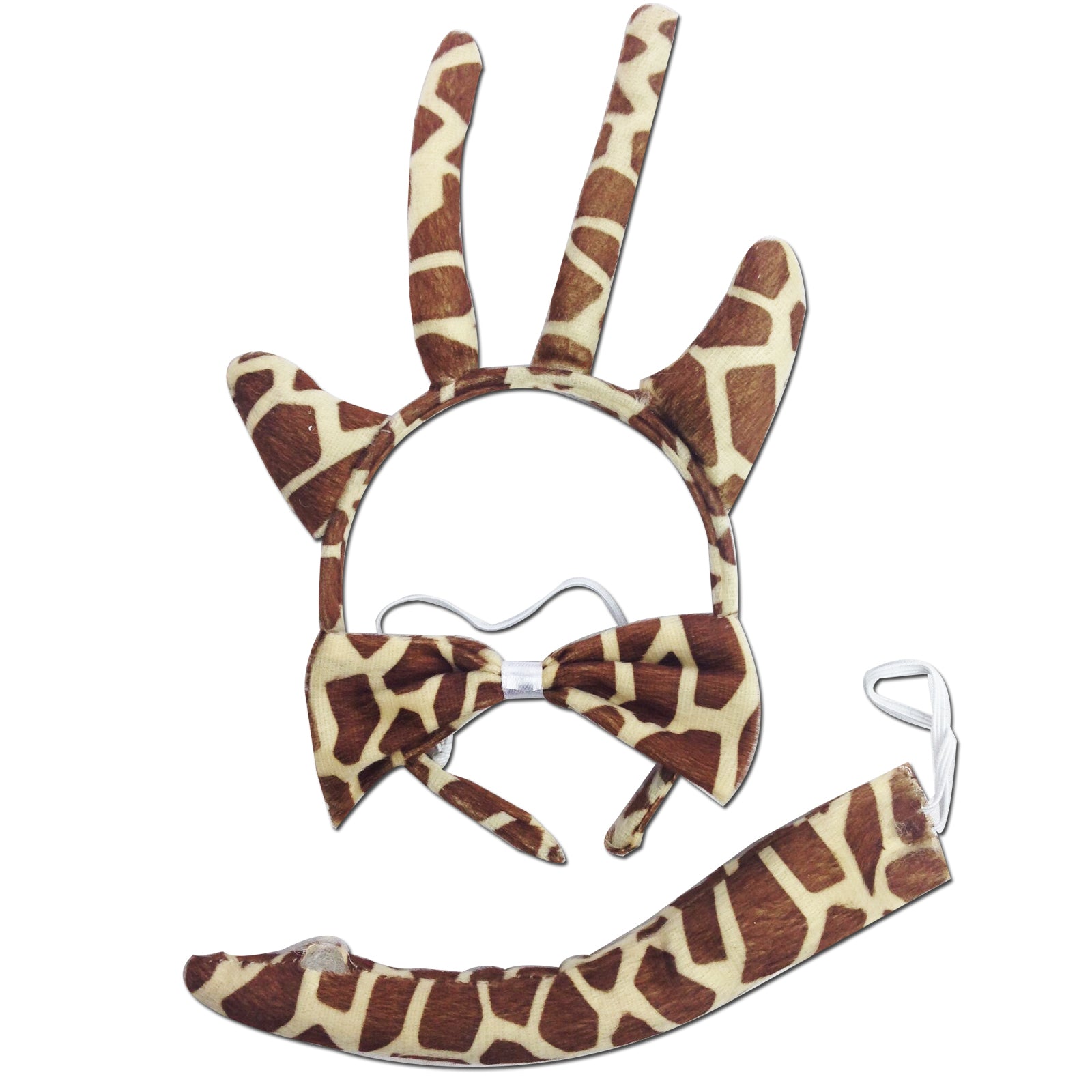Costumes & Accessories: 3pcs Set Animal Costume Dress Up Party Bow Tie Tail Ears Book Week - Giraffe