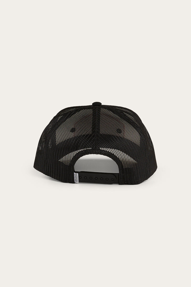 Ringers Western Wheatbelt Trucker Baseball Cap Hat in White/Red