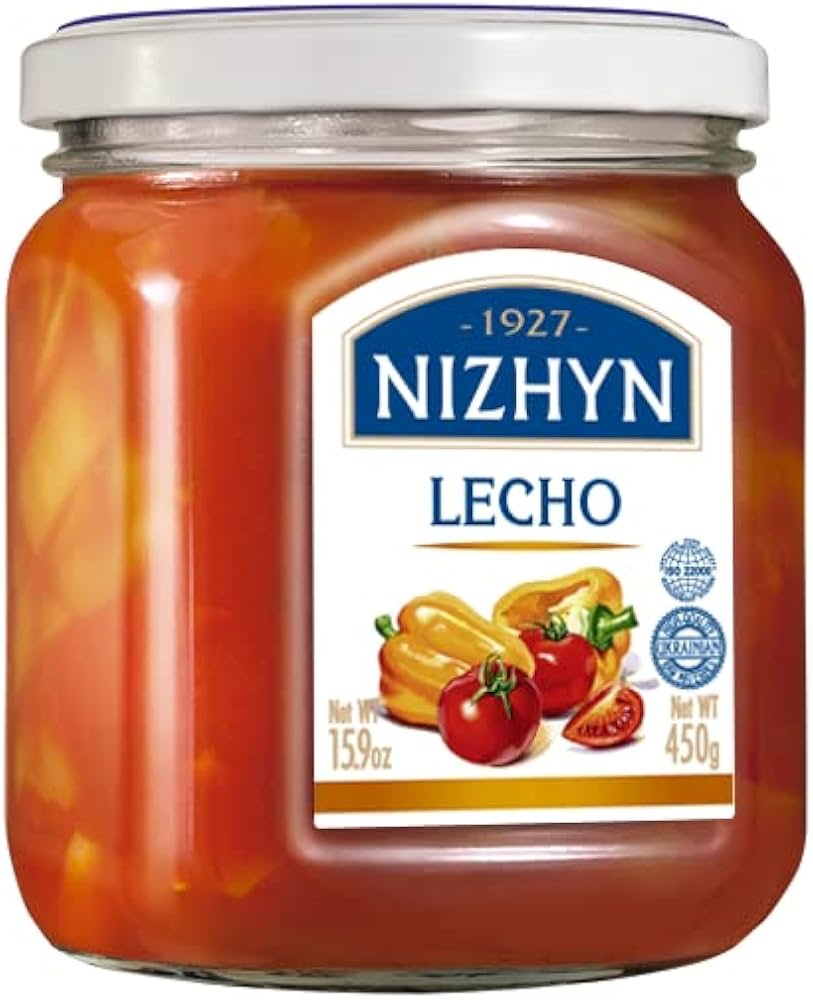 Condiments & Sauces: 450g Ukrainian Roasted Capsicum Peppers & Tomato Relish Spread Lecho