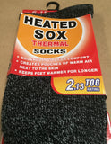 Men's Underwear & Socks: 4 Pairs Mens THERMAL HEATED SOCKS Warm Winter Comfort Mens Work Sox Ski BULK - 6-11 UK