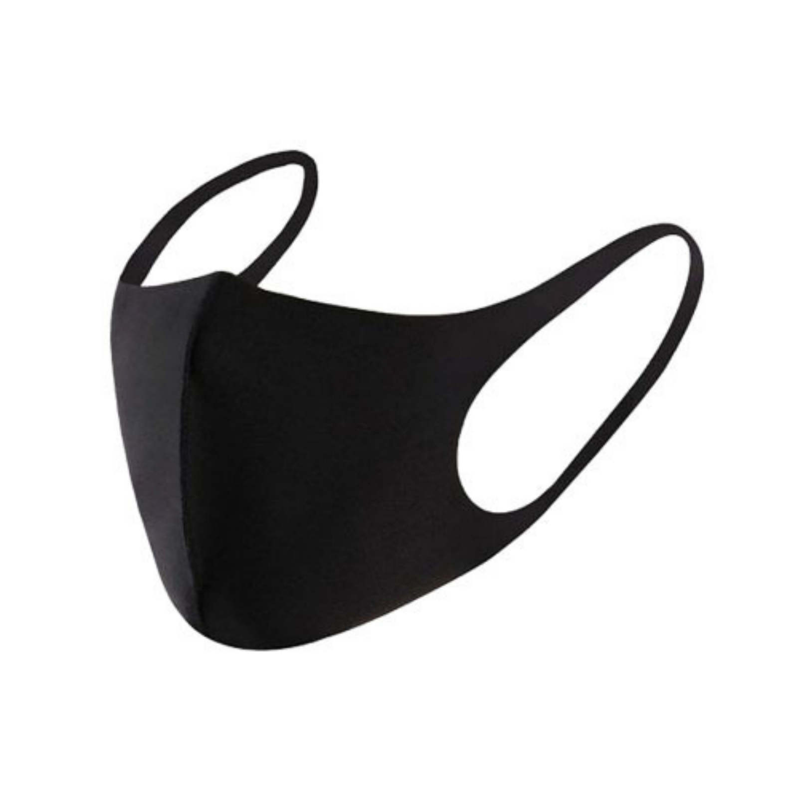 Work Safety Protective Equipment: SUMMER Reusable Breathable Face Mask Mouth Mask Anti Dust Haze Protective in Black