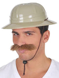 Costumes & Accessories: SAFARI HAT Camping Pith Helmet Solid African Hunter Jungle Costume Party