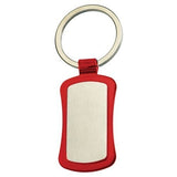 50x Duo Key Tag Key Ring Keyring School Bag Badge Bulk - Red