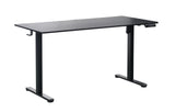 140 x 70cm Electric Standing Desk Height Adjustable Motorised Electric Sit Stand in Black
