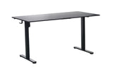 140 x 70cm Electric Standing Desk Height Adjustable Motorised Electric Sit Stand in Black