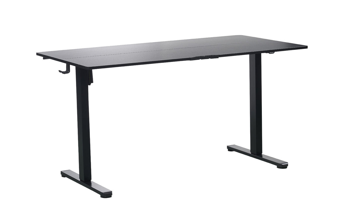 140 x 70cm Electric Standing Desk Height Adjustable Motorised Electric Sit Stand in Black