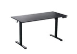 Office & Desk Chairs: Ergonomic Kids Study Chair & Adjustable Electric Standing Desk Set  Blue Chair & Black Desk