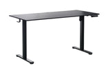 Office & Desk Chairs: Ergonomic Kids Study Chair & Adjustable Electric Standing Desk Set  Blue Chair & Black Desk
