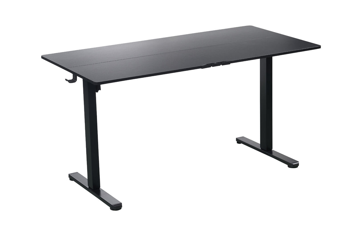 Ergonomic Kids Study Chair & Adjustable Electric Standing Desk Set â€“ Blue Chair & Black Desk