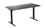 Office & Desk Chairs: Ergonomic Kids Study Chair & Adjustable Electric Standing Desk Set  Blue Chair & Black Desk
