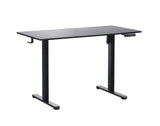 120 x 60cm Electric Standing Desk Height Adjustable Motorised Electric Sit Stand in Black