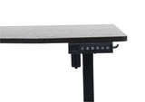 120 x 60cm Electric Standing Desk Height Adjustable Motorised Electric Sit Stand in Black