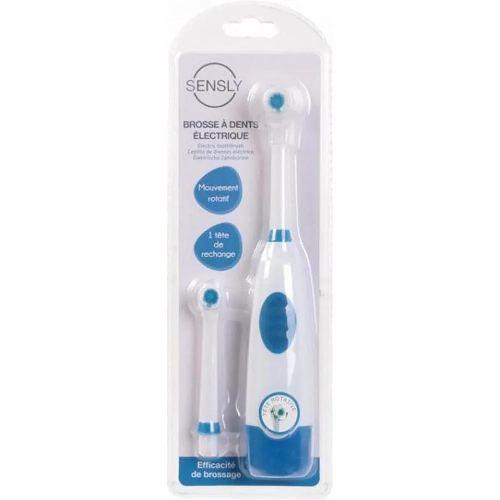 Oral Care: SENSLY Electric Toothbrush Dual Battery Operated Adults - Assorted Colours