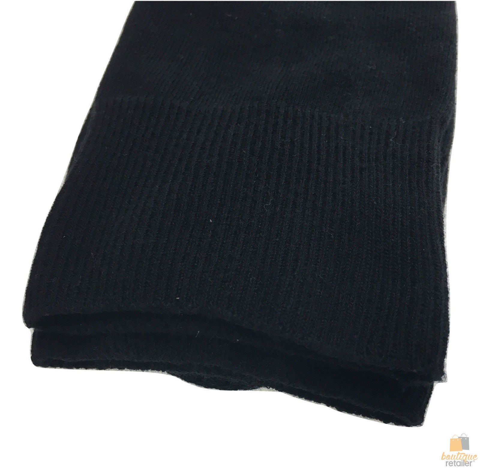 6x Pairs COTTON LOOSE TOP SOCKS Medical Circulation Diabetic Comfort Black - 6-11