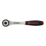 Würth Zebra Reversible Ratchet 1/2 Inch with 360° Rotating Twist Handle