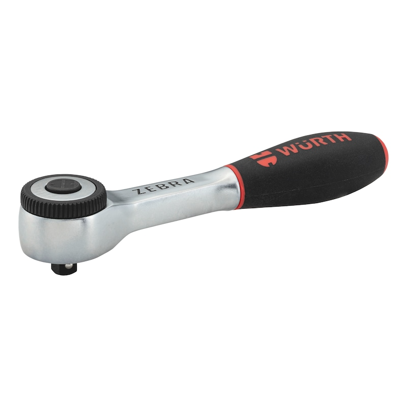Gardening Tools: Wurth 1/4" Reversible Ratchet Wrench 360 Degree Twist Handle Chrome Vanadium 135mm