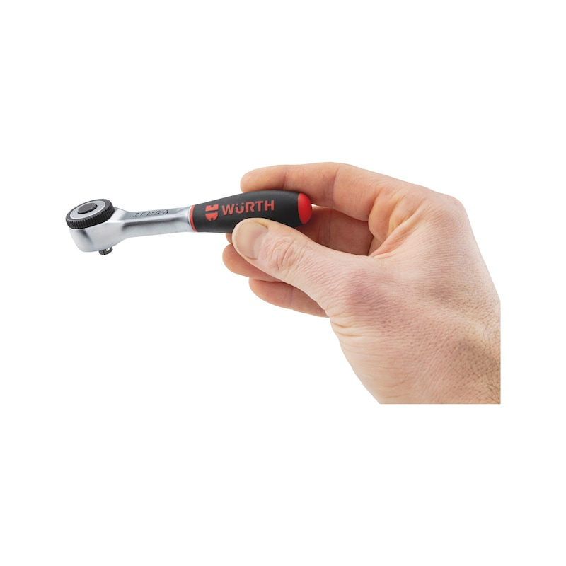 Gardening Tools: Wurth 1/4" Reversible Ratchet Wrench 360 Degree Twist Handle Chrome Vanadium 135mm