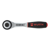 Gardening Tools: Wurth 3/8" Reversible Ratchet Wrench 360° Twist Handle Chrome Vanadium 175mm DIN 3122
