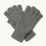 Men's Accessories: DENTS 3M THINSULATE Polar Fleece Fingerless Gloves Warm Knitted Insulation - Charcoal