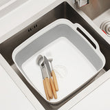 Kitchen Utensils: Collapsible Strainer Foldable Fruit Veggies Wash Colander Travel Storage Basket