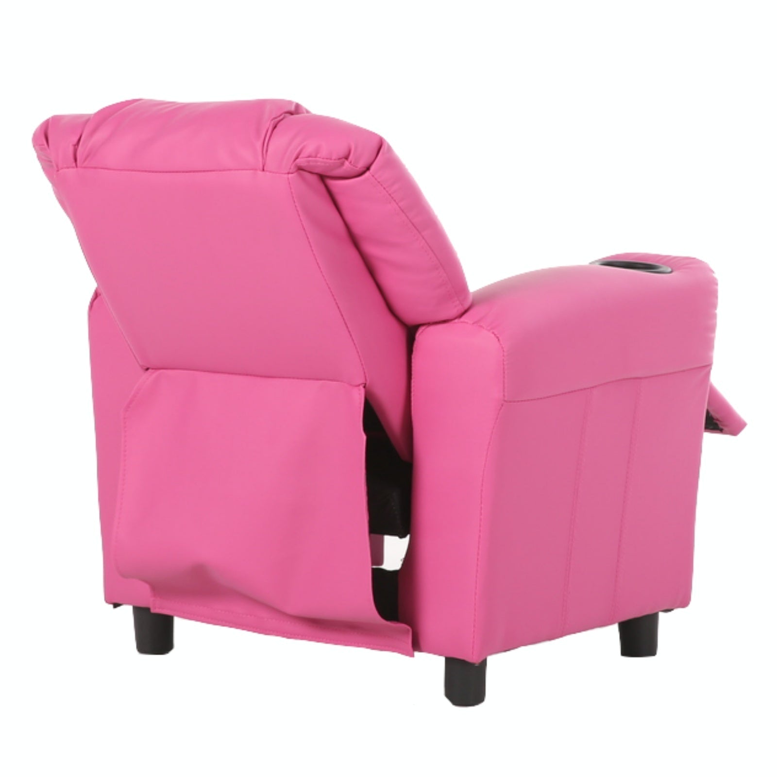 Kid's Tables, Chairs & Seats: Oliver Kids Recliner Chair Sofa Children Lounge Couch PU Armchair - Pink