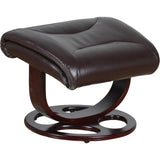 Arm Chairs & Recliners: Julio Faux Leather Premium Reclining Lounge Arm Chair w/ Ottoman Swivel Sofa