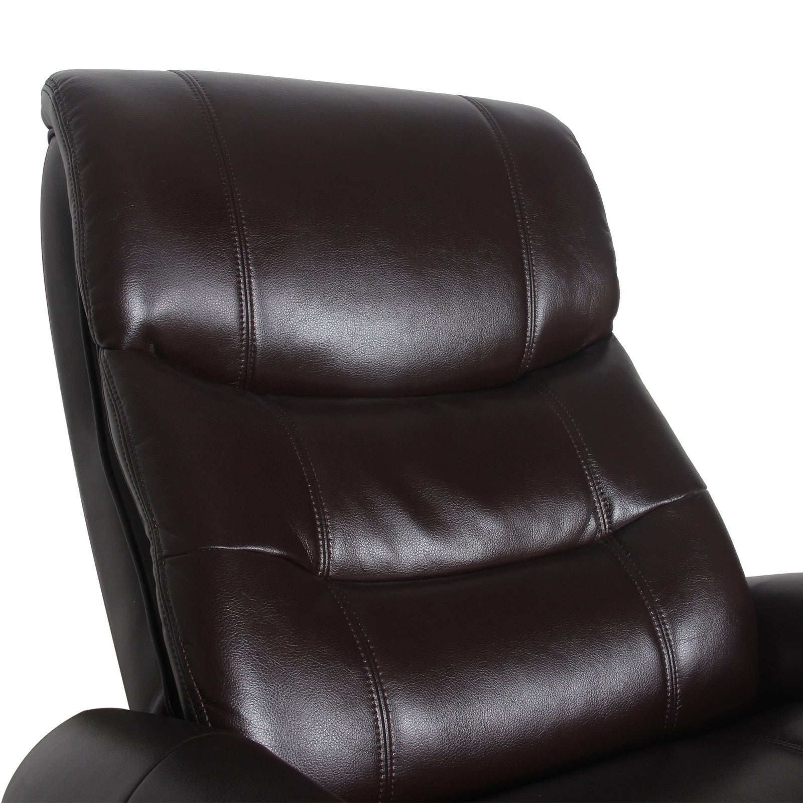 Arm Chairs & Recliners: Julio Faux Leather Premium Reclining Lounge Arm Chair w/ Ottoman Swivel Sofa