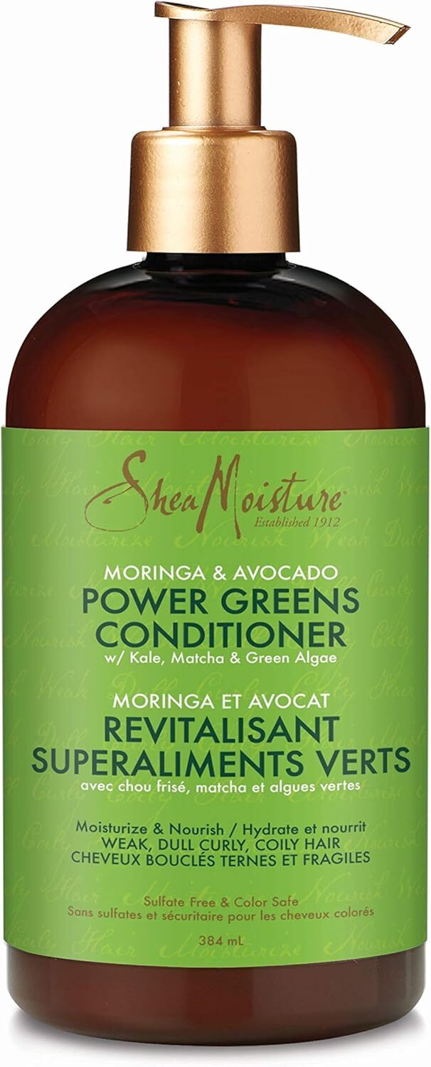 Shampoo & Conditioner: Shea Moisture Moringa & Avocado Power Greens Conditioner 384ml