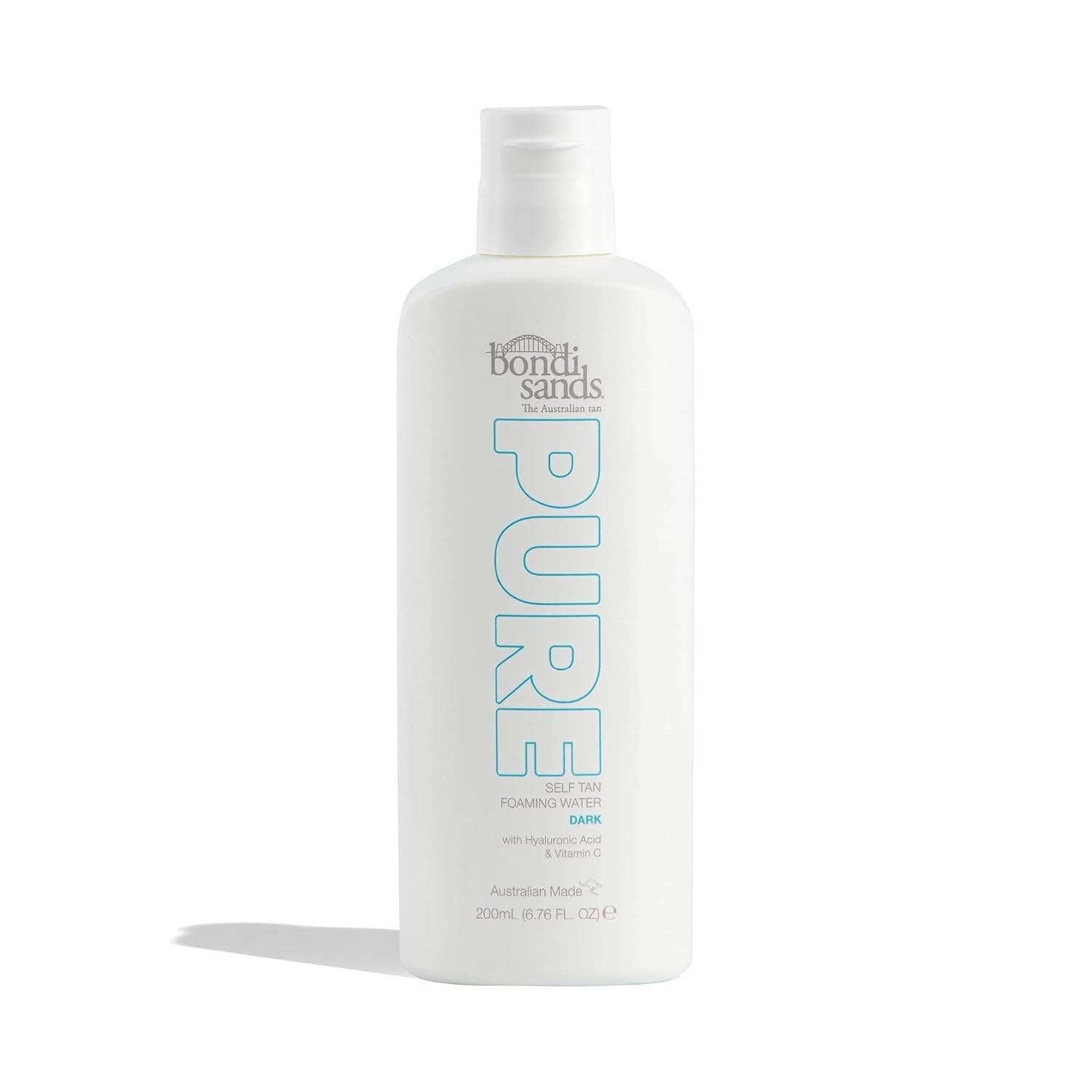 Bondi Sands 200ml Pure Self Tanning Foaming Water w/ Hyaluronic Acid Vegan