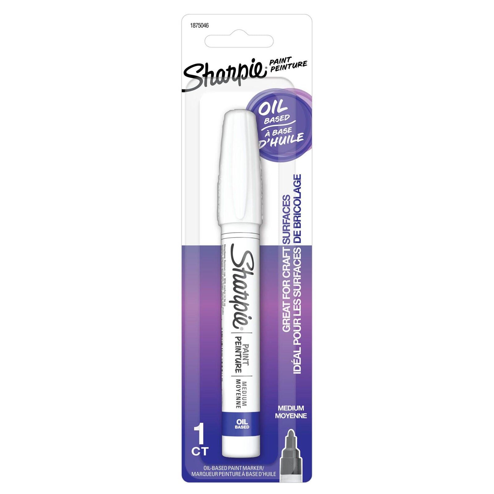 Sharpie Oil-Based Paint Marker in White Medium Point