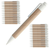 Pens & Pencils: 50x Ball Point Pen Gift School Office Business Ballpoint - ASSORTED BULK PACK