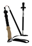 Supports & Braces: Telescopic Adjustable Hiking Pole Folding Walking Stick Adjustable Trekking 105cm - 125cm