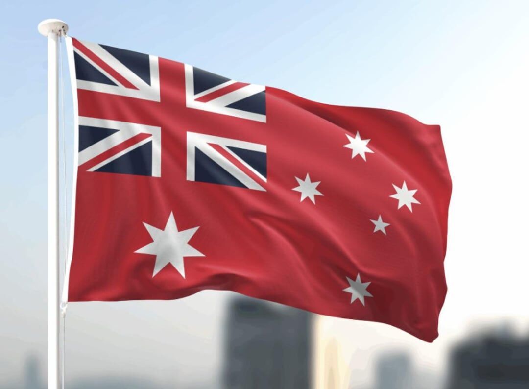RED ENSIGN AUSTRALIA FLAG Aussie Australian Day Souvenir