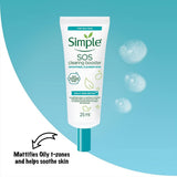 Facial Lotions & Moisturisers: Simple 25ml SOS Clearing Booster Long Lasting Shine & Blemish Control