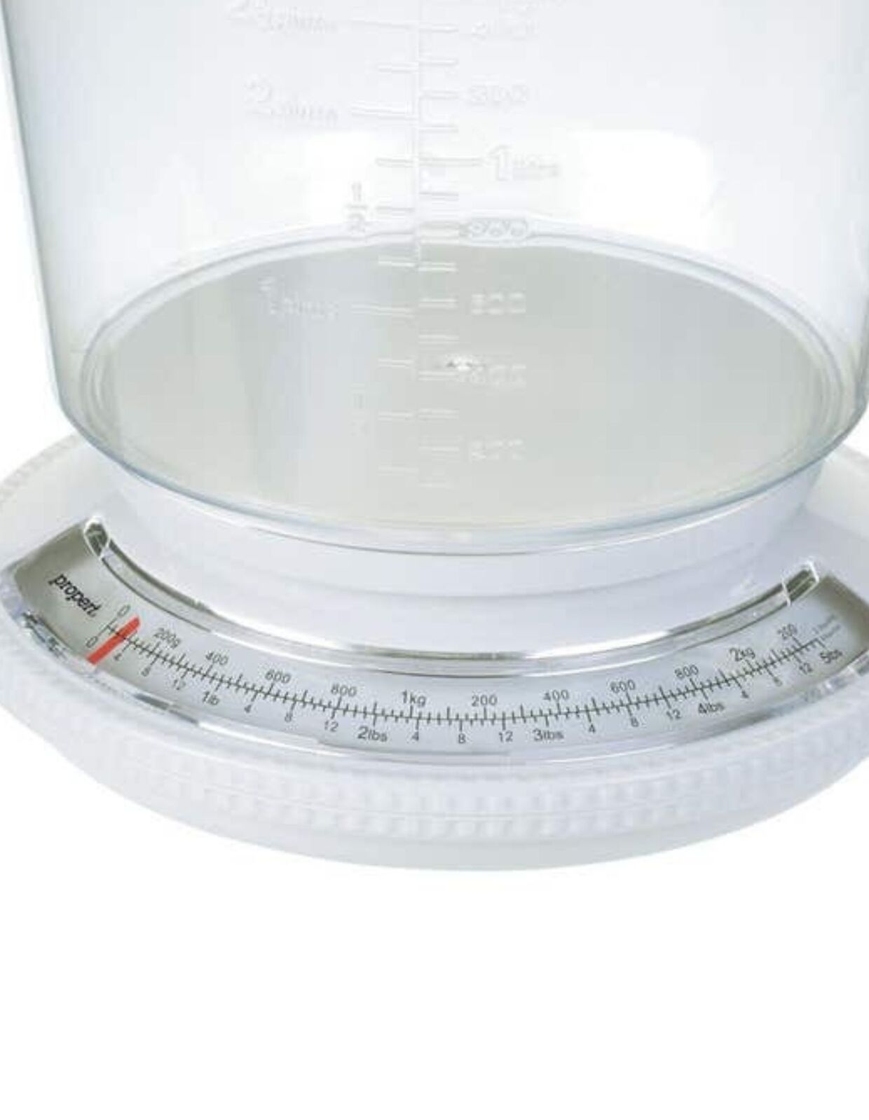 Propert 2.2kg Kitchen Scale with Jug Dishwasher Safe Scales